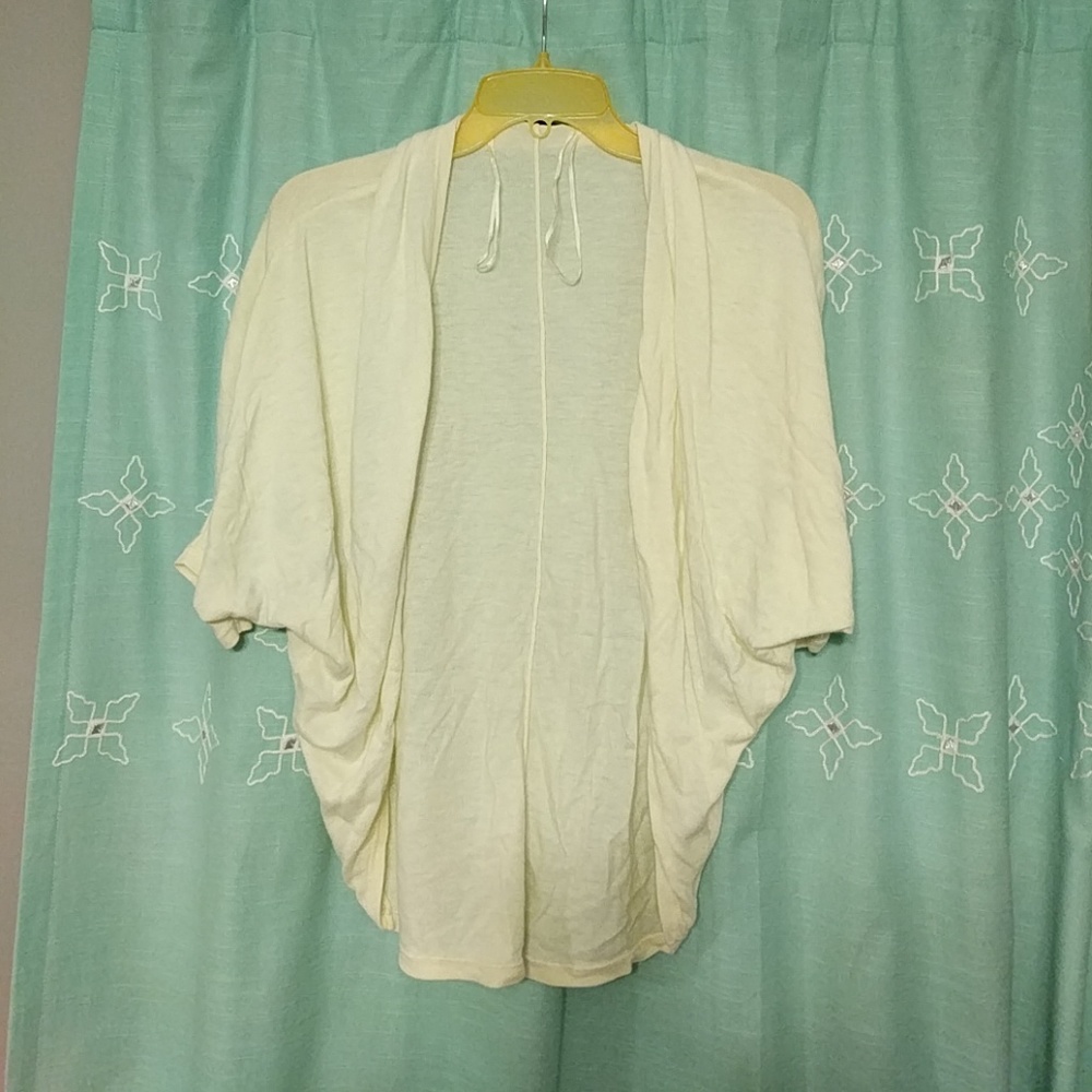 Cream shrug cardigan